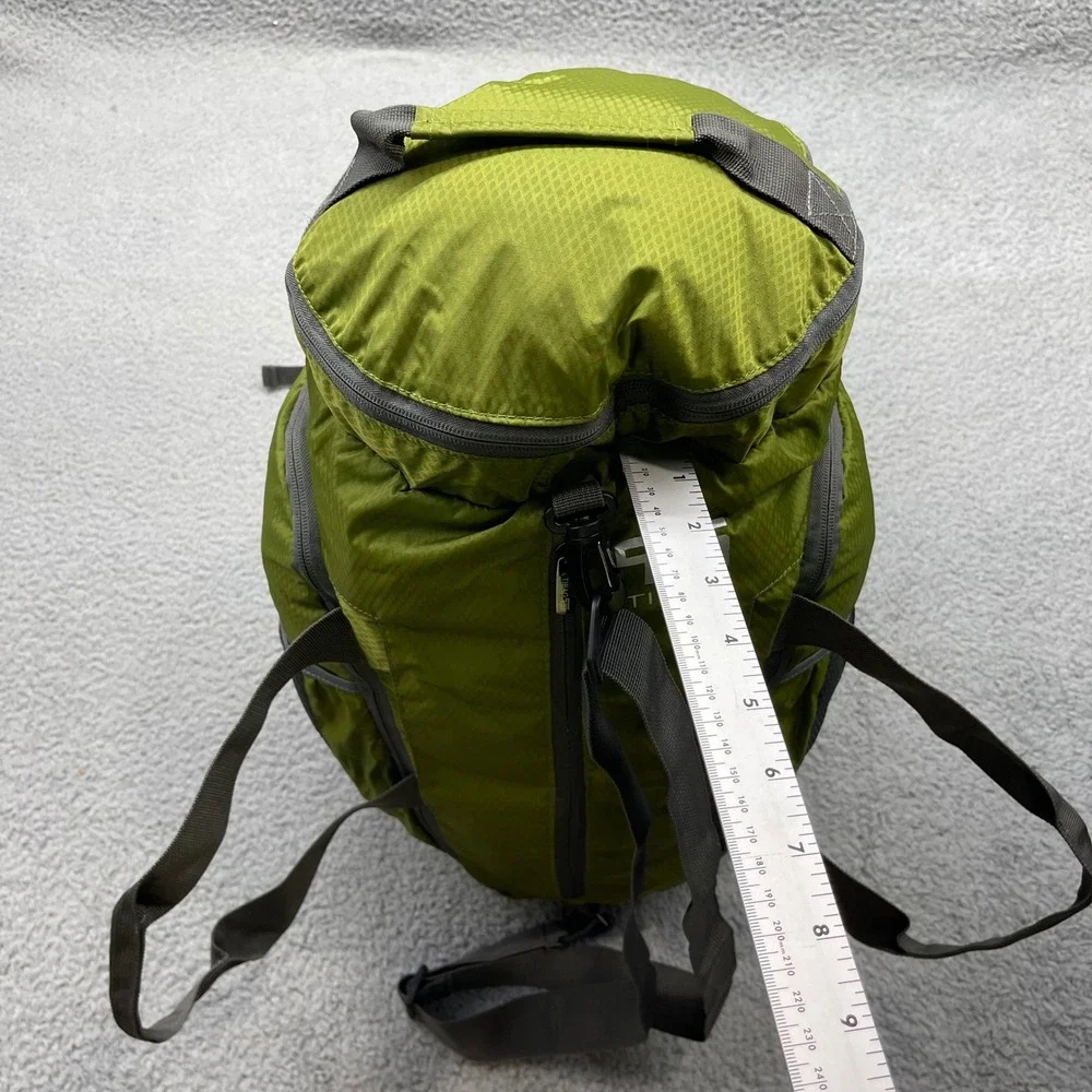TIBAG Unisex OS Green Packable Travel Duffel Backpack Lightweight Ripstop Bag